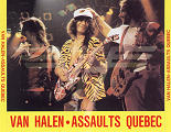 [Cover art of 'Van Halen Assaults Quebec']