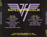 [Back of 'Van Halen Rapes Stockholm']