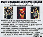 [Back of 'The Unreleased Songs']
